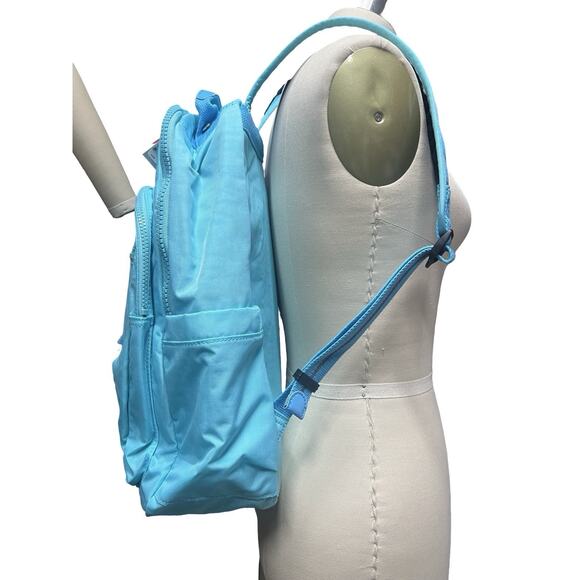 Kipling Poppy Aqua Nylon Seoul Large 15\